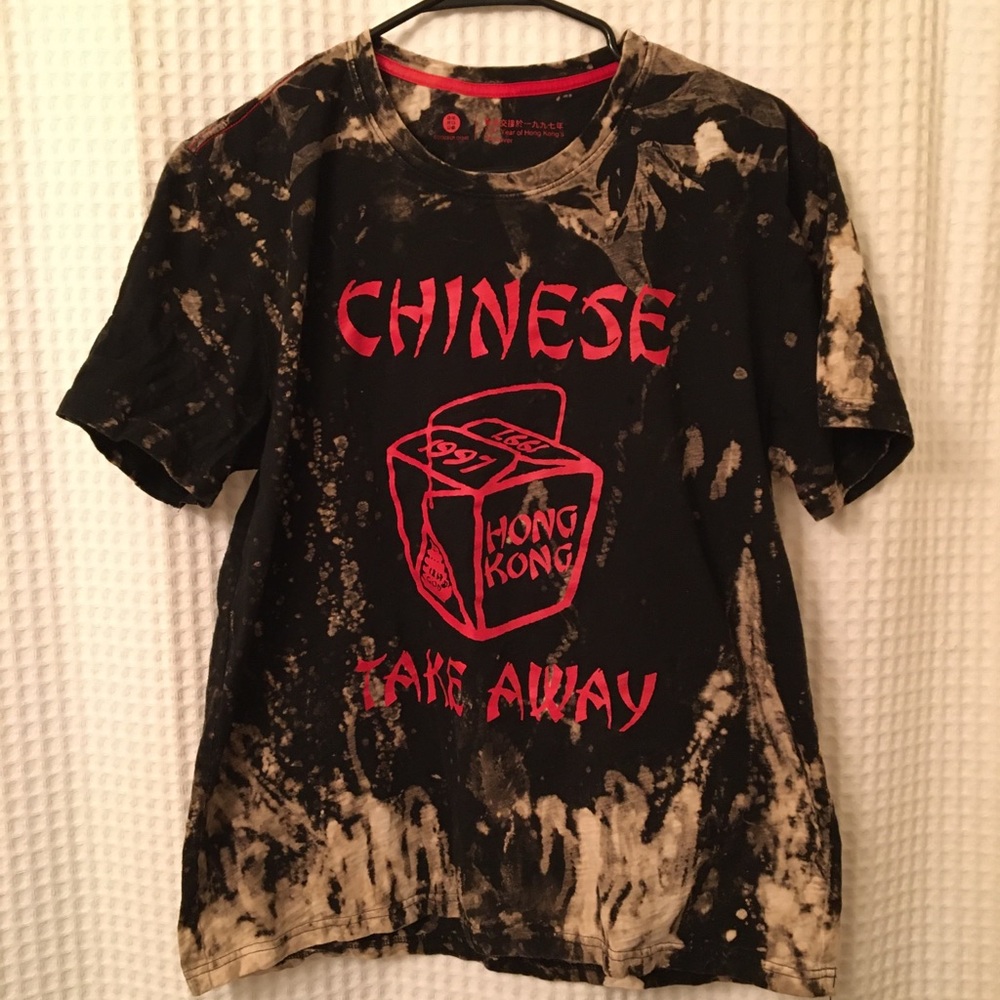 *FREE CUSTOM CUT/DISTRESS* Acid Washed Chinese T